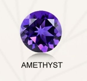 Purple Polished Amethyst Gemstone, for Making Jewellery, Gemstone Shape : Round