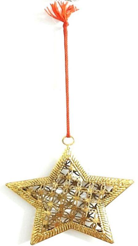 Laser Cut Christmas Hanging Star, for Festival Celebrations, Home Decoratiove, Size : 4 Inch Red Speckle