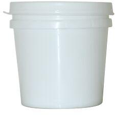 Round Smooth 500ml Plastic Container, Color : White