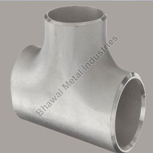 Silver T-Shape Polished Alloy Steel Equal Tee, Feature : Rust Proof, Fine Finished
