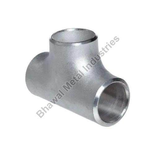 Silver Alloy Steel Reducing Tee, for Pipe Fittings, Feature : Optimum Quality, Durable