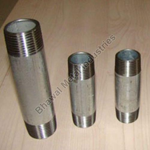 Polished Carbon Steel Barrel Nipples, for Pipe Fittings, Feature : Durable, Corrosion Resistance, High Tensile Strength