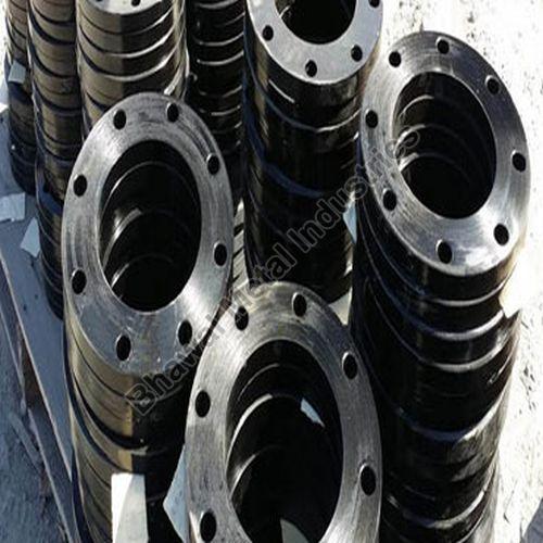 Black Round Carbon Steel Flanges, for Industrial Use, Packaging Type : Carton