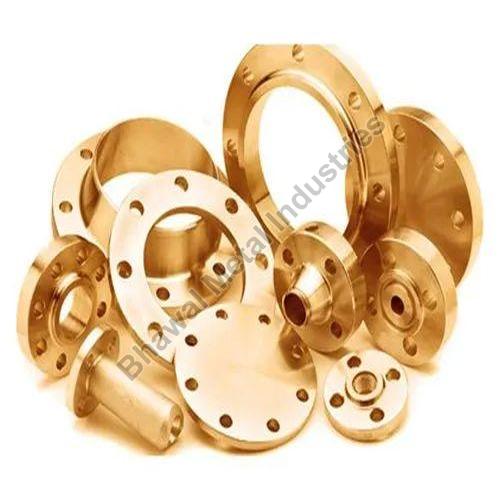 Round Polished Copper Alloy Flanges, for Industrial Use, Feature : High Tensile, Corrosion Resistance