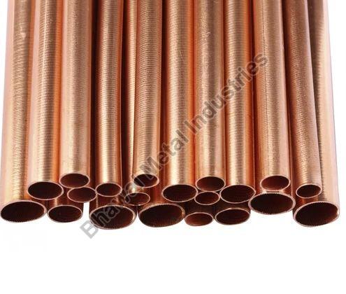 Round Polished Copper Alloy Pipes, for Marine Applications, Construction, Feature : High Strength