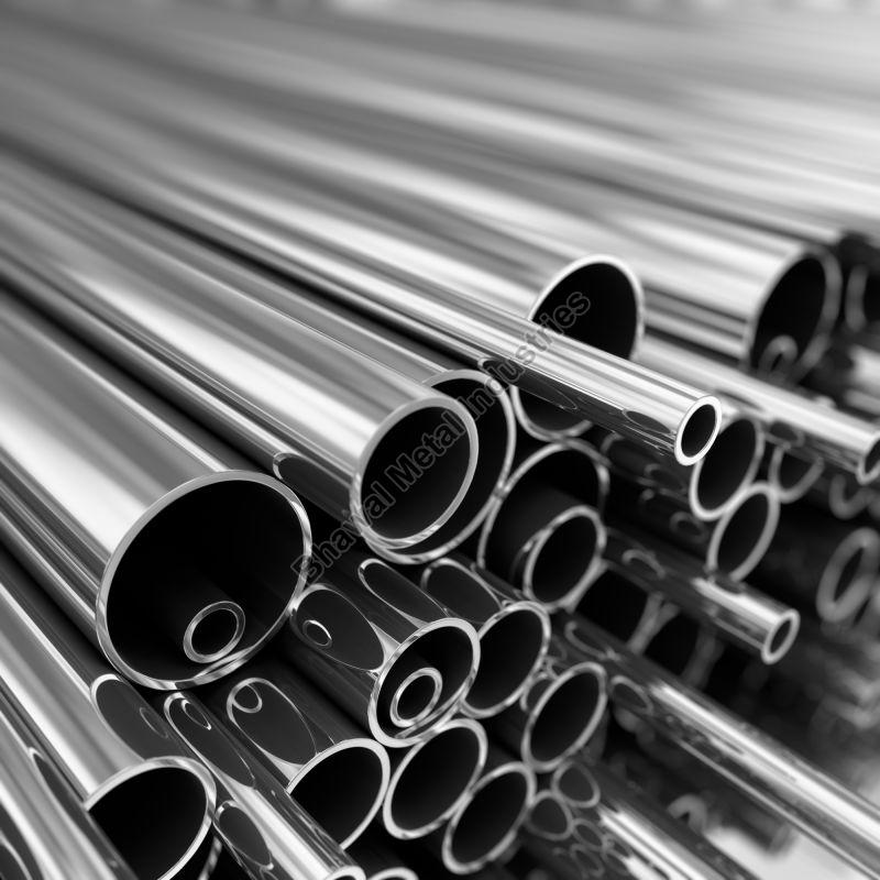 Silver Round Polished Nickel Alloy Pipes