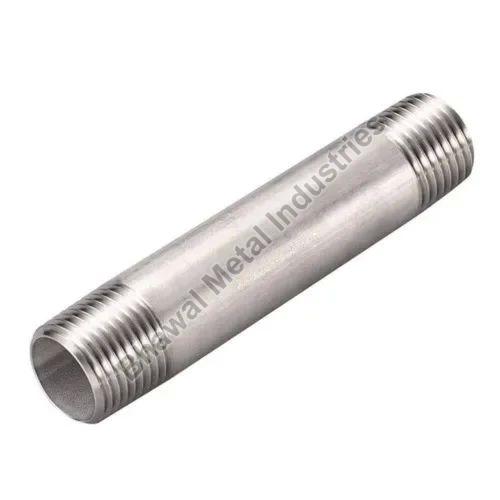 Polished Stainless Steel Barrel Nipples, for Pipe Fittings, Feature : Durable, Corrosion Resistance