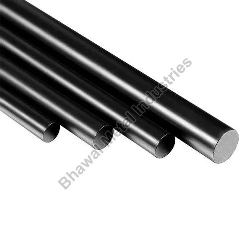 Silver Stainless Steel Black Round Bar, For Industrial, Feature : High Strength