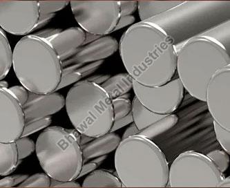 Silver Stainless Steel Round Bar, for Industrial, Feature : High Strength