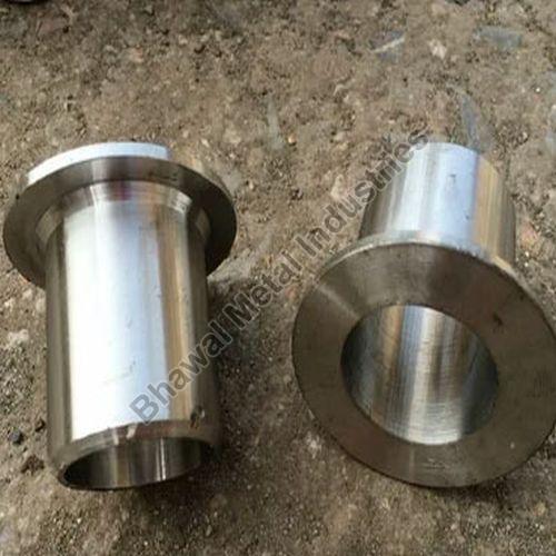 Silver Round Polished Steel Long Stub End, for Pipe Fittings