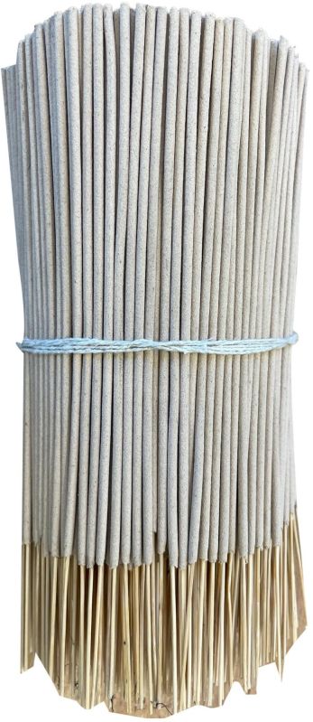 Bamboo White Incense Sticks, for Religious, Packaging Type : Paper Box