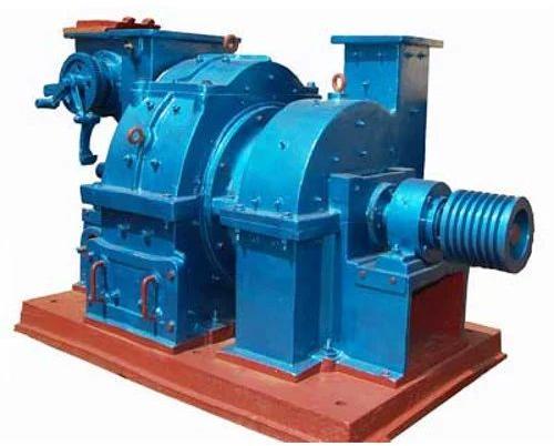 Automatic Electric Impact Pulveriser, for Crushing, Color : Blue
