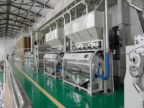 Automatic Electric Millets Processing Plant, for Grinding, Color : Grey, Silver