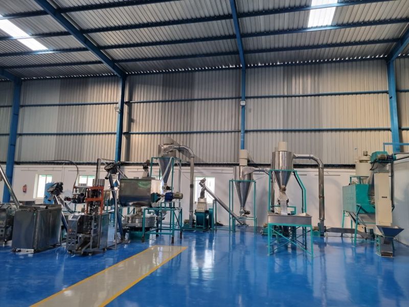 Grey Automatic Electric Spice Processing Plant, Material of Construction : Mild Steel
