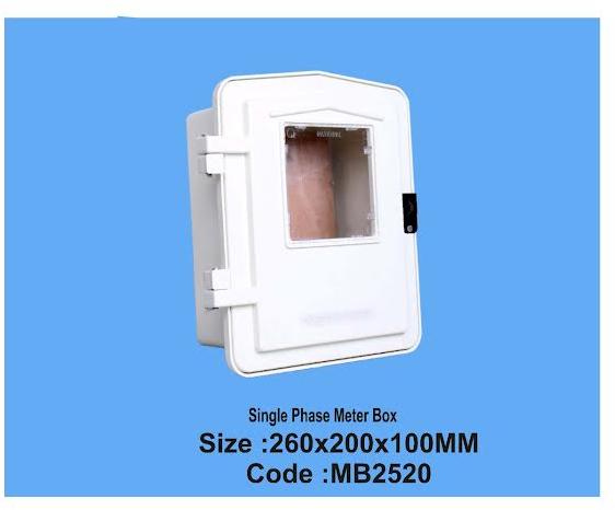 Single Phase Meter Box, Shape : Rectangular
