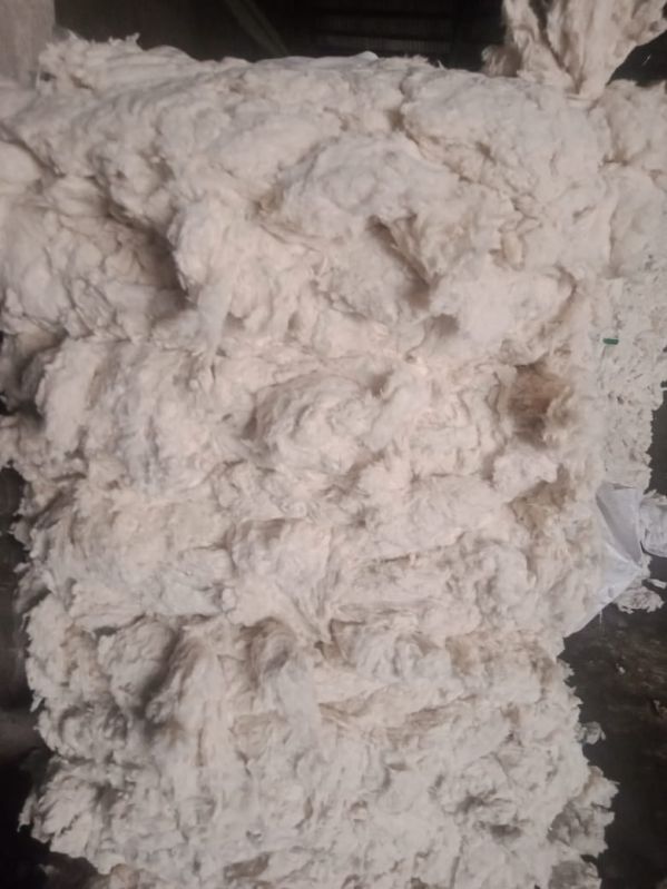 White Plain Cotton Spinning Waste