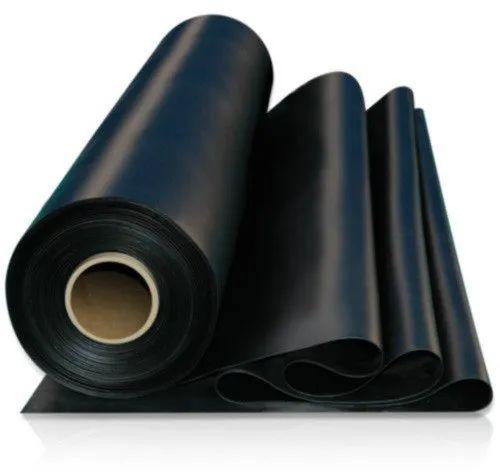 Plain Black Rubber Sheet, for Industrial Use, Packaging Type : Roll
