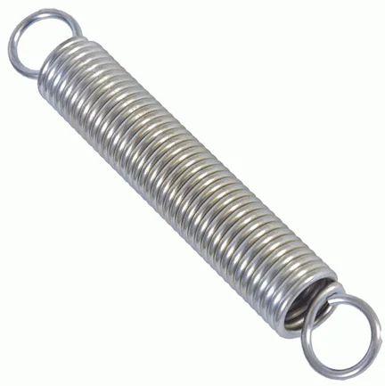 Silver Stainless Steel Tension Spring, for Industrial Use, Feature : Fine Finishing