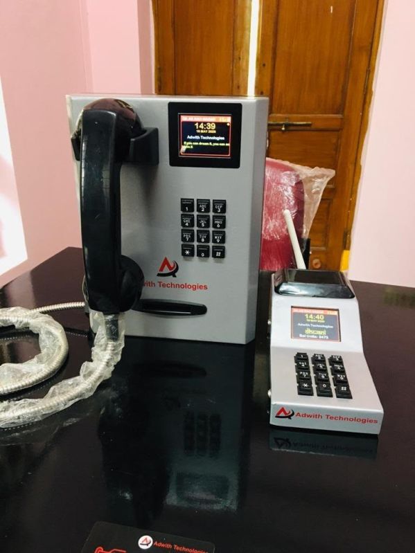 Adwith Smart Card payphone, for School, Hostel