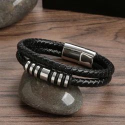 Men Leather Bracelet