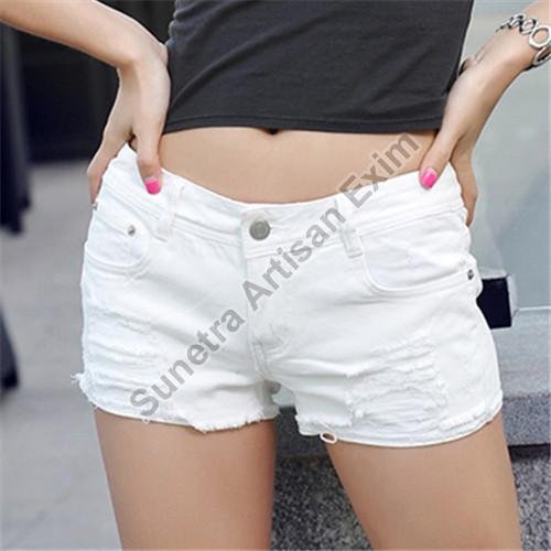 White Girls Hot Pant, Size : All Sizes