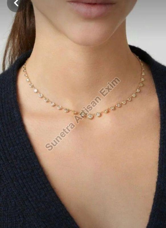 Golden Polished Ladies Gold Plated Chain, Occasion : Daily Wear