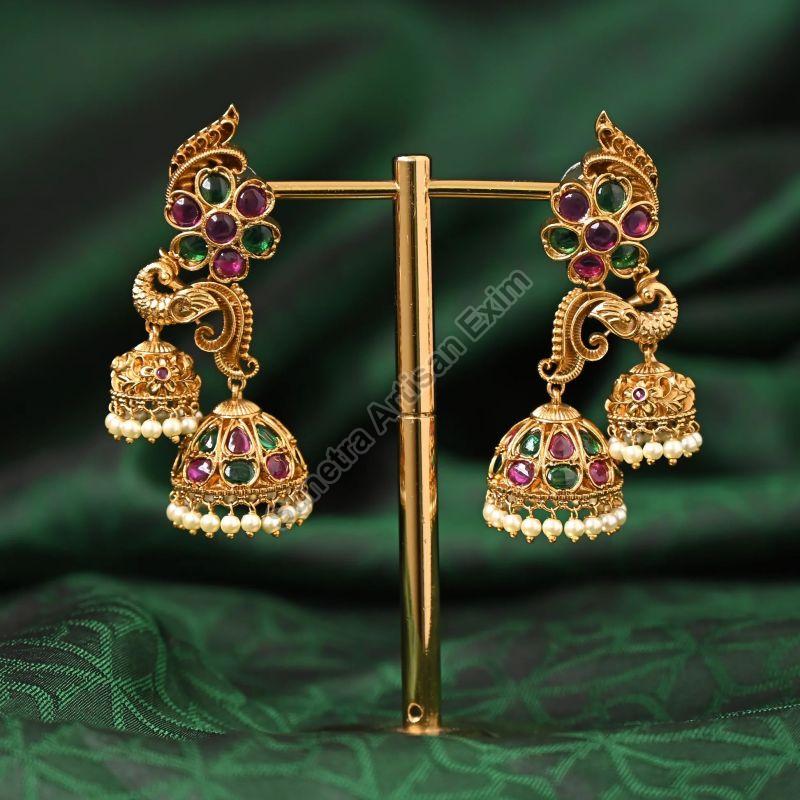 Multicolor Premium Quality Jhumkas