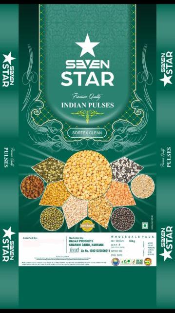 Seven Star Premium Indian Pulses, Packaging Type : 30kg