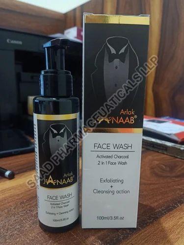 Acticated Charcoal 2 In 1 Facewash, Packaging Type : Plastic Tube