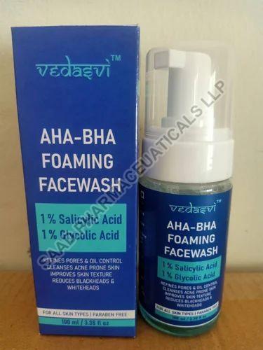 Vedaevi Aha-Bha Foaming Facewash, Packaging Type : Plastic Bottle