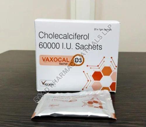 Vaxocal D3 Sachet, Grade Standard : Pharm Grade