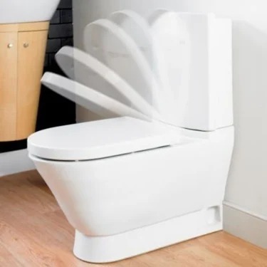 White Plain Hdpe Plastic Toilet Seat Cover