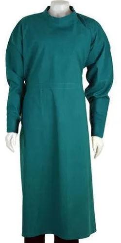 Green Disposable Visitor Gown