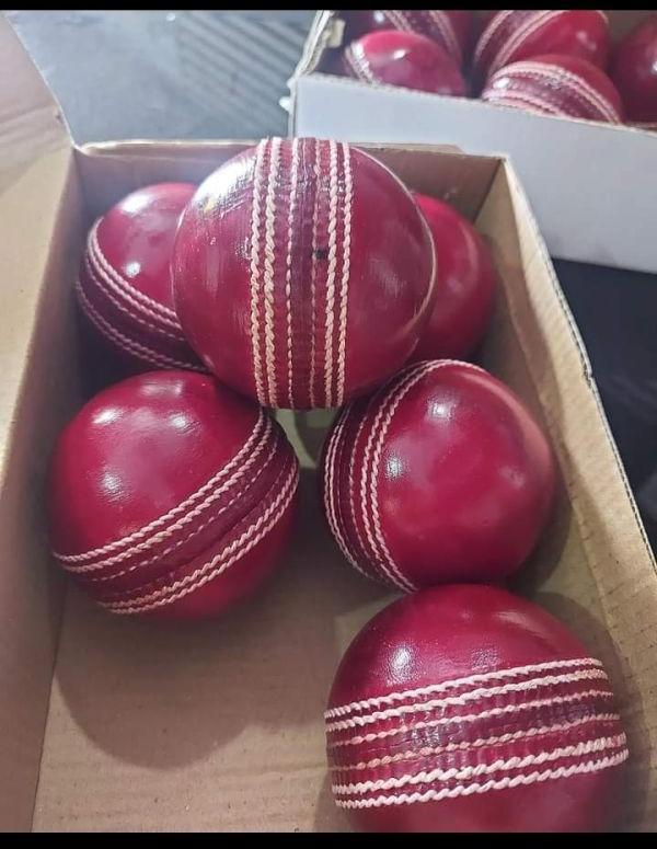 Grade A Red Leather Cricket Balls