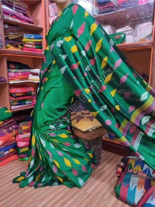 Ladies Handloom Cotton Silk Jamdani Saree, Width : 5.5 Meter