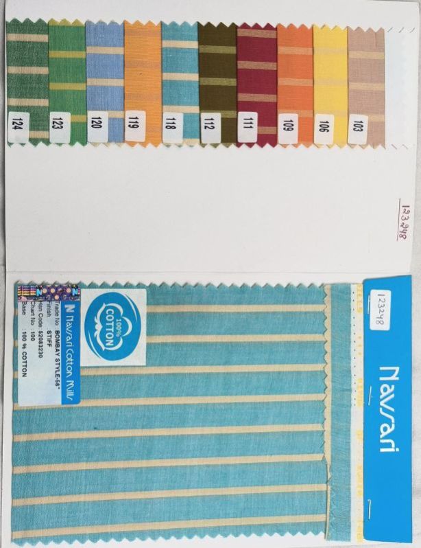 BOMBAY STYLE STIFF COTTON SHIRTING FABRIC