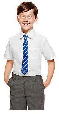 Cotton Boys School Uniform, Sleeves Type : Full Sleeves