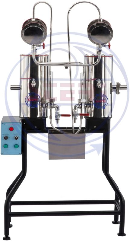 Steri 50 Hz Stainless Steel Double Distillation Water Still For Industrial Use