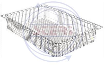 Silver Stainless Steel Wire Basket, Technics : Machine Made