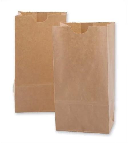 Plain Paper Bag Without Handle, Color : Brown