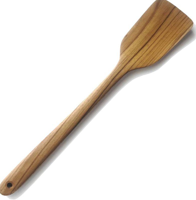Wooden Straight Spatula, Color : Light Brown