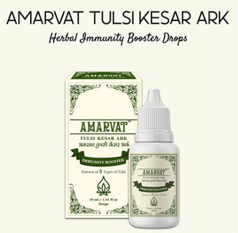 Liquid Amarvat Tulsi Kesar Ark, Packaging Size : 30ml