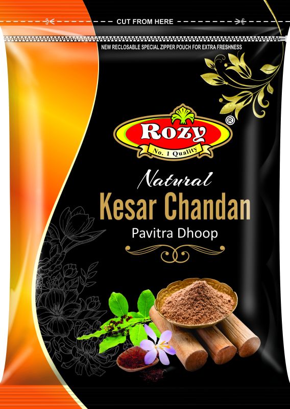 Rozy Kesar chandan Dhoopbatti for Fragrance, Spiritual Use
