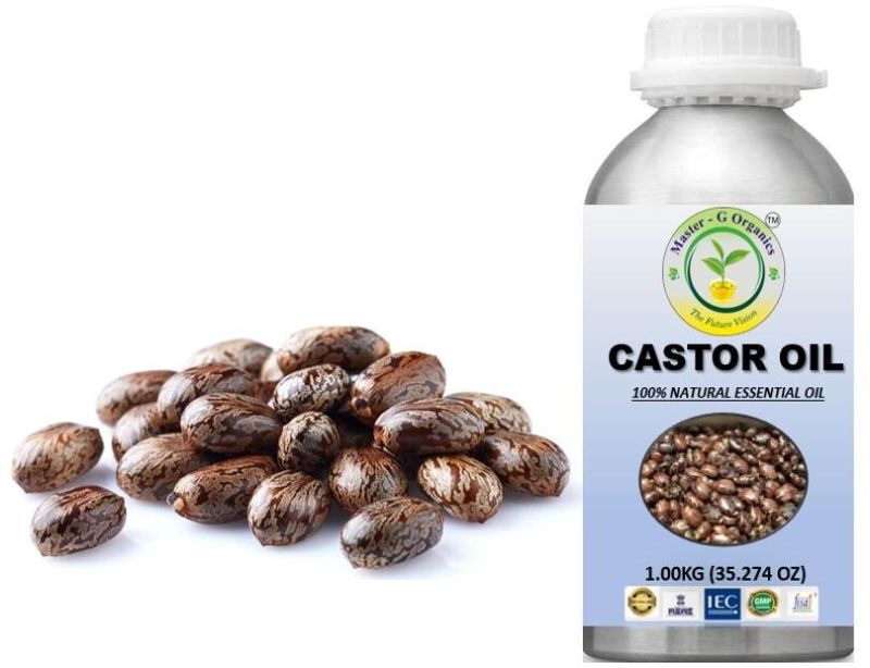 Natural Castor Oil for Medicines, Cosmetics