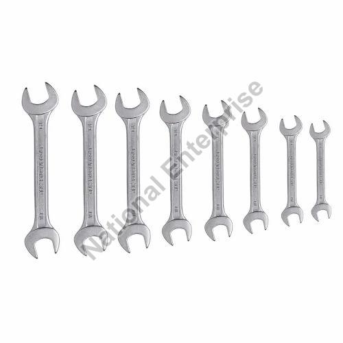 Silver JK Double Open Ended Spanner, Size : 16 mm