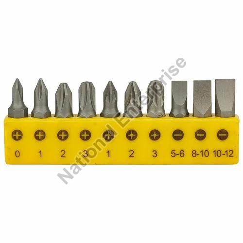 Polished Mild Steel Philips Insert Bits, Feature : Accuracy, Easy Fitting, High Grade, High Strength