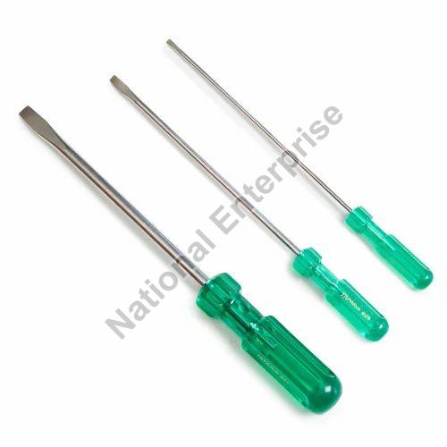 Green Mild Steel Taparia Screwdriver Set, for Industrial, Size : Multisizes