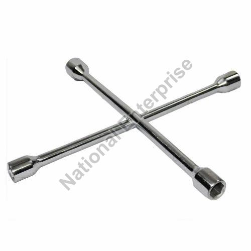 Polished Mild Steel Wheel Spanner, Size : Multisizes