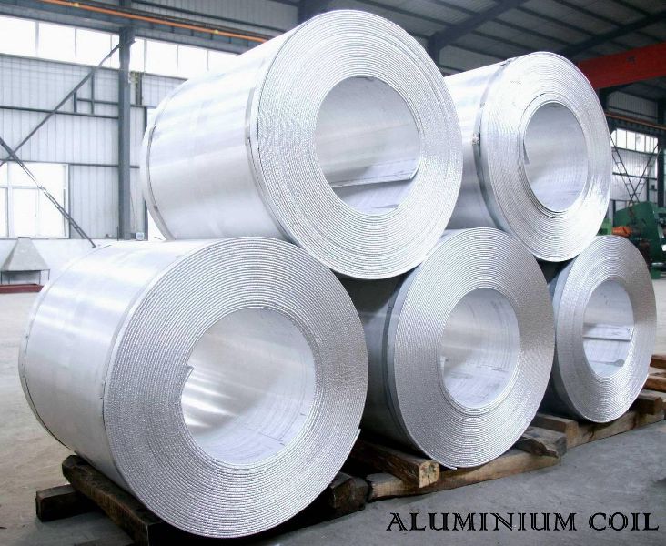 Silver Aluminum Coil, For Industrial Use Manufacturing