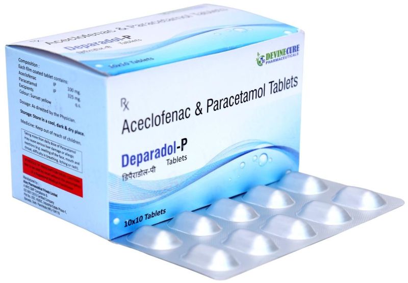 Aceclofenac Paracetamol Tablets